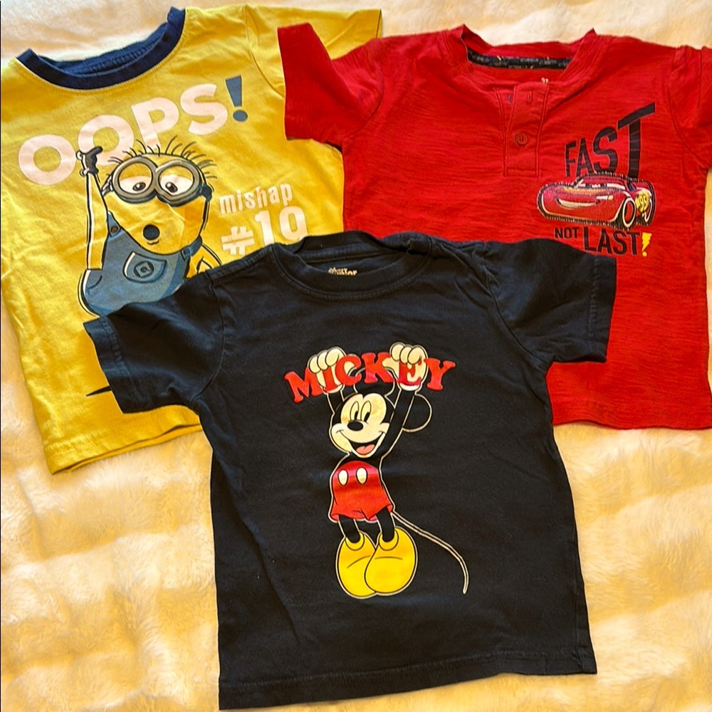 Disney Mickey Mouse Black Kids T-Shirt